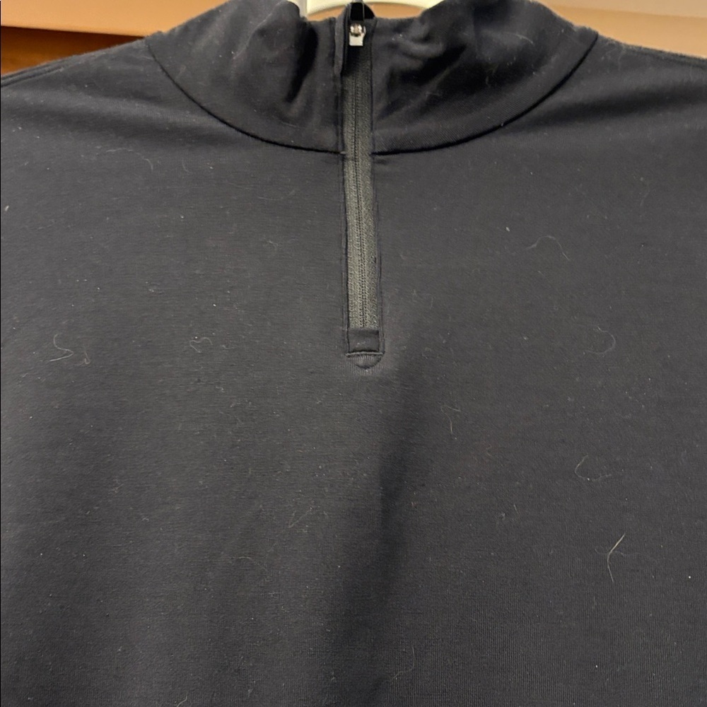 All Birds Natural Run Mid Layer Black Quarter-Zip Pullover Size Small NWT - Picture 4 of 7